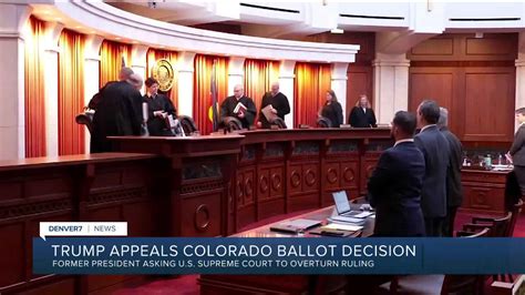 Trump asks US Supreme Court to review Colorado ruling barring him from the ballot over Jan. 6 attack